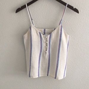 ☀️ Striped Spaghetti Strap Top